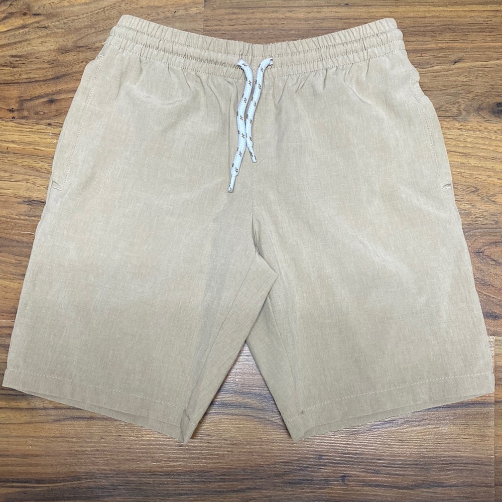 First Wave khaki dri fit boys shorts - size 8